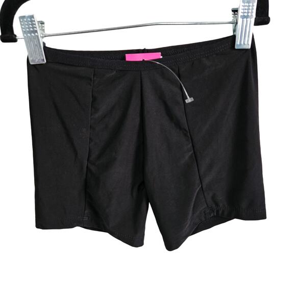 Under Summers Girls XS Anti Chafing Slip Short Solid Black Shapewear Layer New - Picture 1 of 6